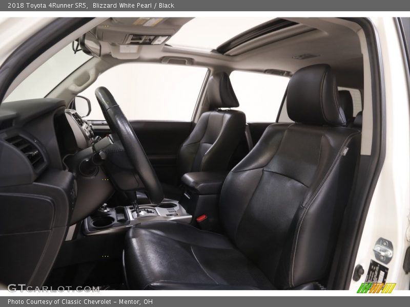 Front Seat of 2018 4Runner SR5