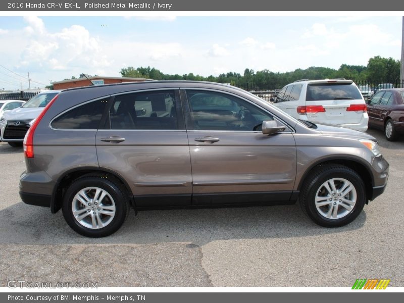 Polished Metal Metallic / Ivory 2010 Honda CR-V EX-L