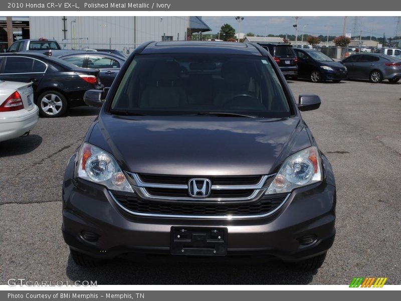 Polished Metal Metallic / Ivory 2010 Honda CR-V EX-L