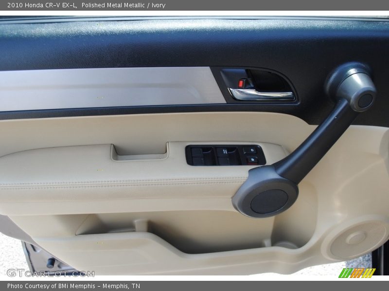 Polished Metal Metallic / Ivory 2010 Honda CR-V EX-L