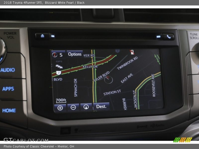 Navigation of 2018 4Runner SR5