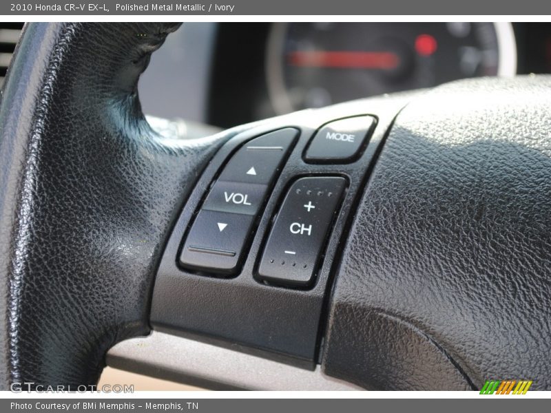 Polished Metal Metallic / Ivory 2010 Honda CR-V EX-L