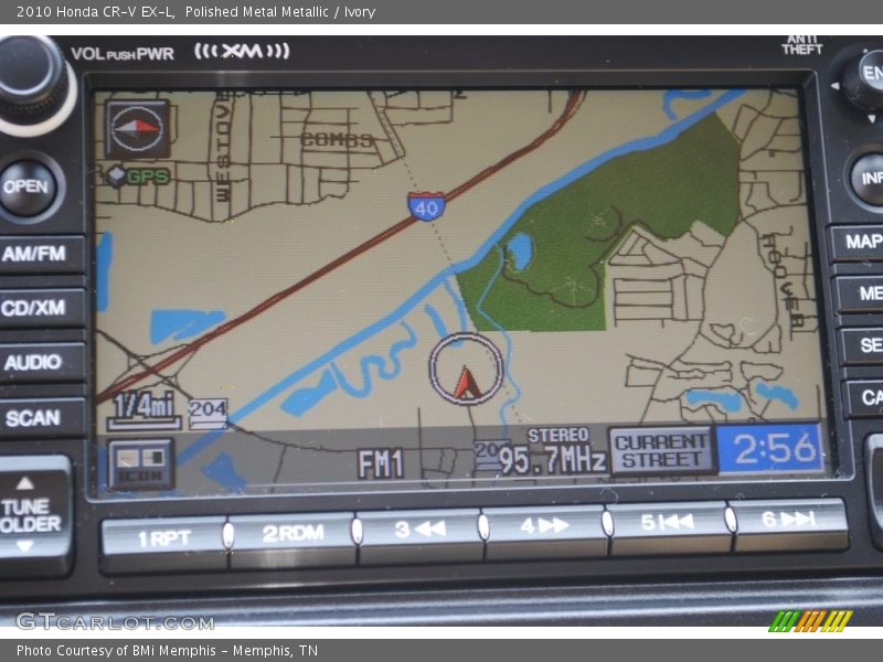 Polished Metal Metallic / Ivory 2010 Honda CR-V EX-L