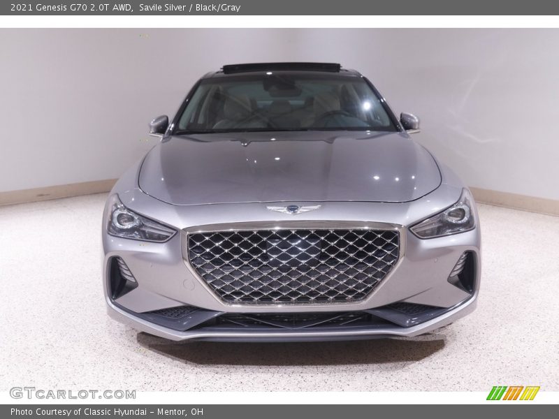 Savile Silver / Black/Gray 2021 Genesis G70 2.0T AWD
