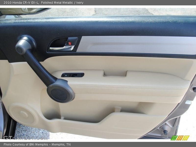 Polished Metal Metallic / Ivory 2010 Honda CR-V EX-L