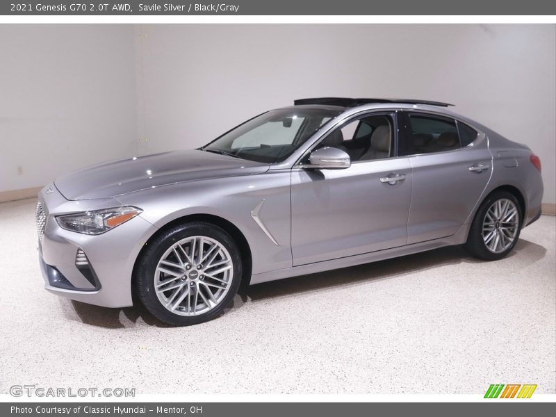 Front 3/4 View of 2021 G70 2.0T AWD