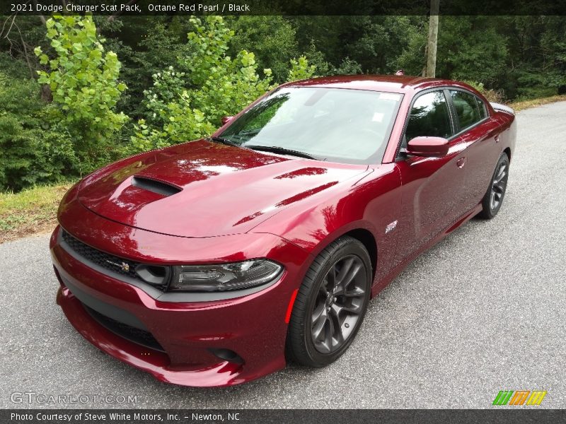 Octane Red Pearl / Black 2021 Dodge Charger Scat Pack