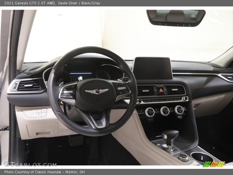 Dashboard of 2021 G70 2.0T AWD