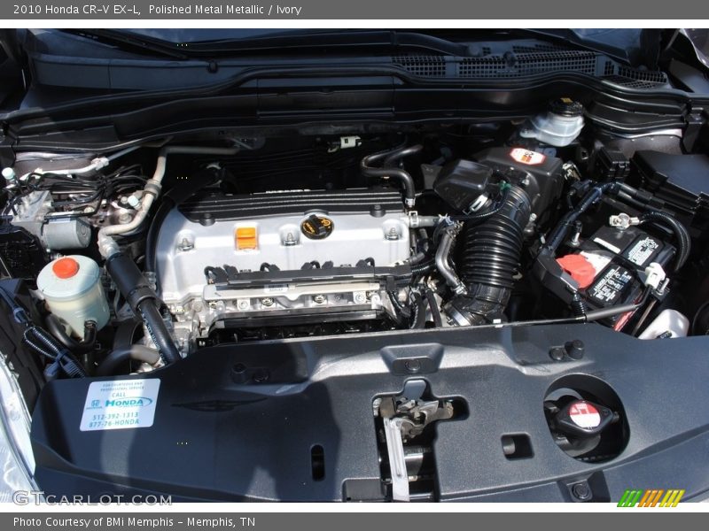 Polished Metal Metallic / Ivory 2010 Honda CR-V EX-L