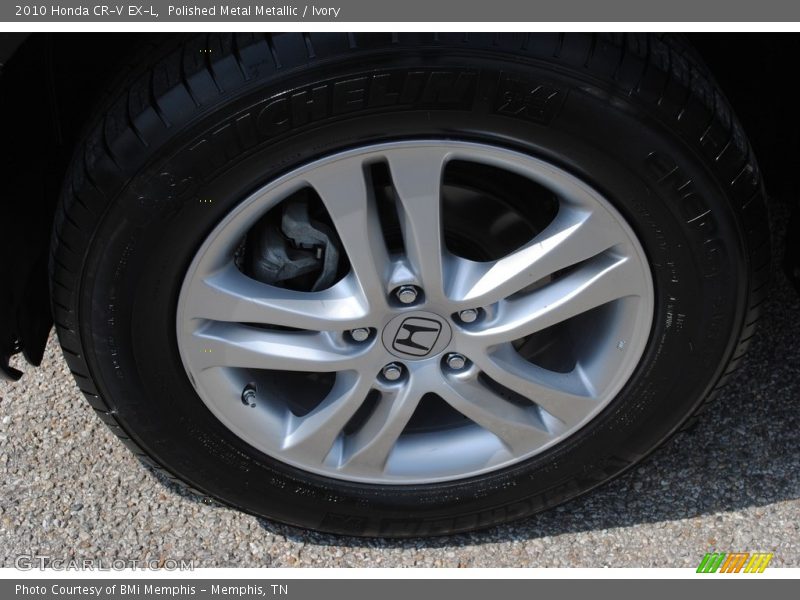 Polished Metal Metallic / Ivory 2010 Honda CR-V EX-L