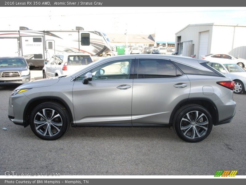 Atomic Silver / Stratus Gray 2016 Lexus RX 350 AWD