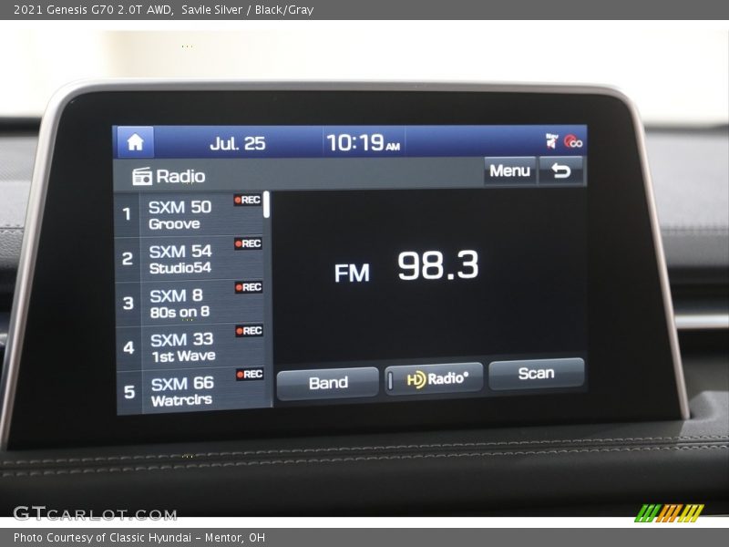 Audio System of 2021 G70 2.0T AWD