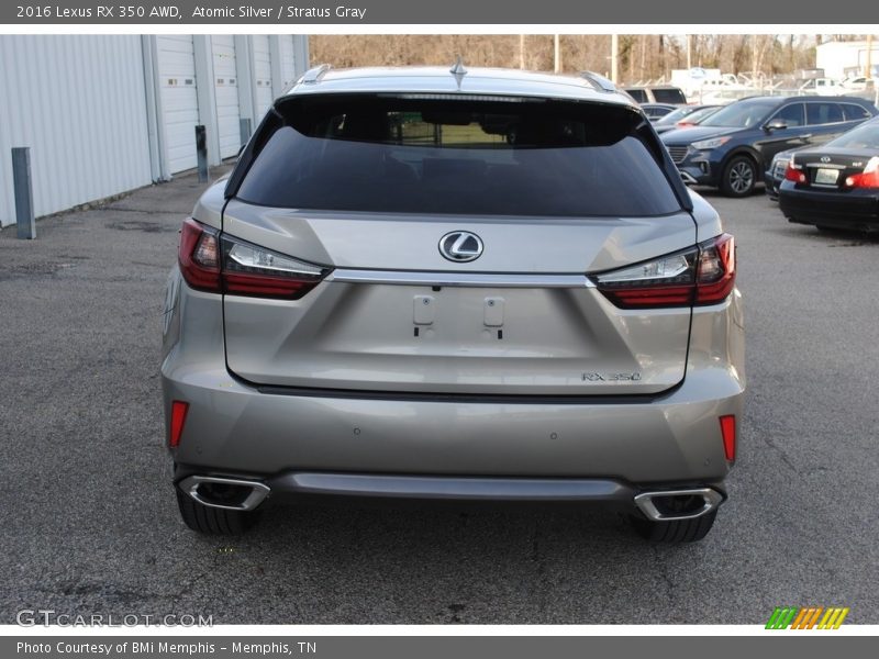Atomic Silver / Stratus Gray 2016 Lexus RX 350 AWD