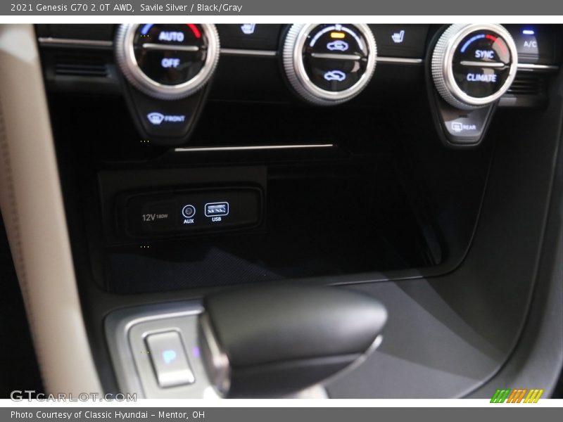 Savile Silver / Black/Gray 2021 Genesis G70 2.0T AWD