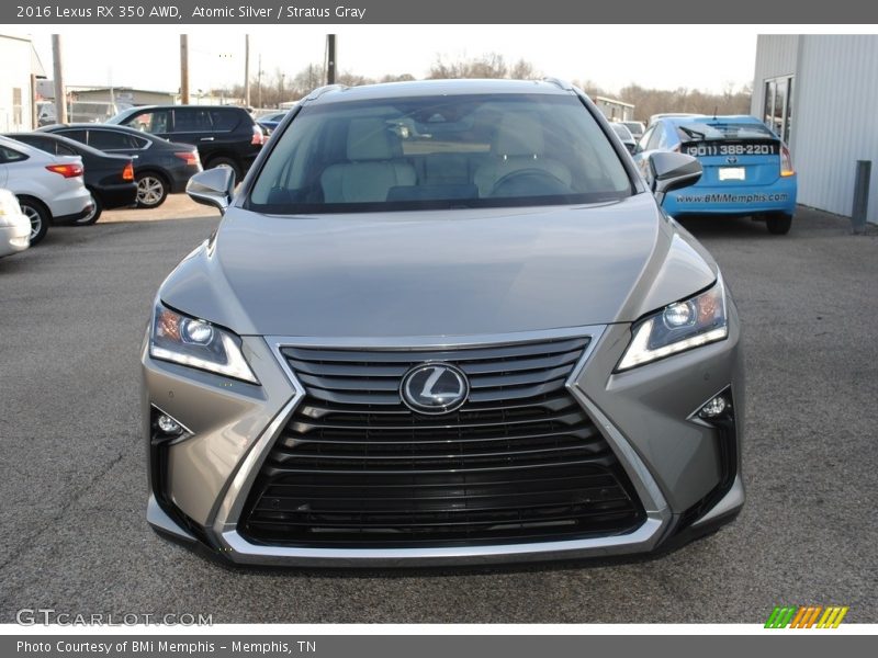 Atomic Silver / Stratus Gray 2016 Lexus RX 350 AWD