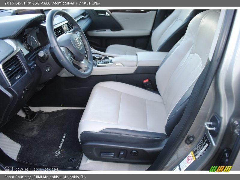 Atomic Silver / Stratus Gray 2016 Lexus RX 350 AWD