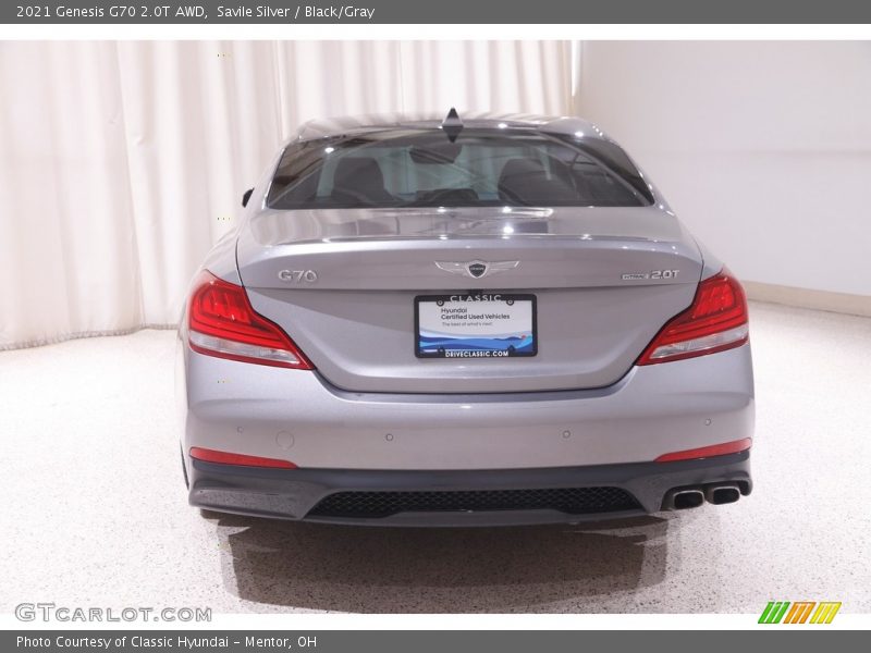 Savile Silver / Black/Gray 2021 Genesis G70 2.0T AWD