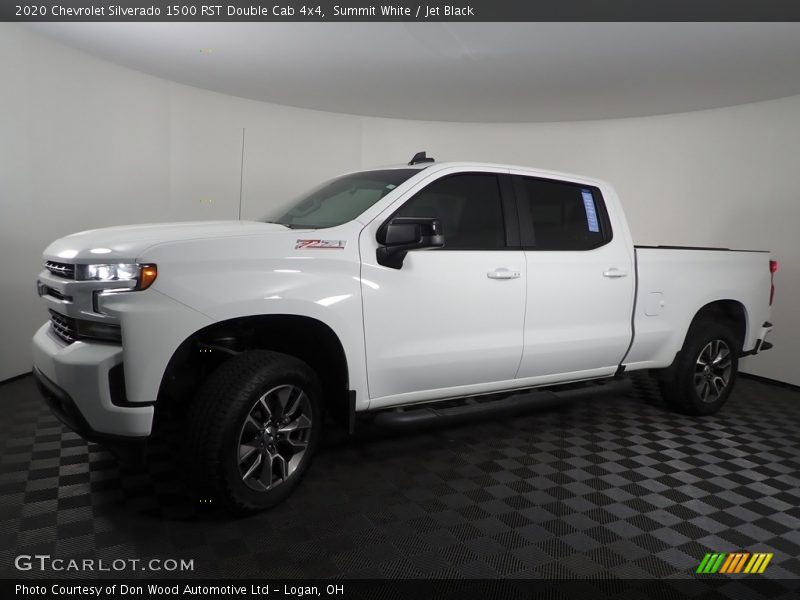 Summit White / Jet Black 2020 Chevrolet Silverado 1500 RST Double Cab 4x4