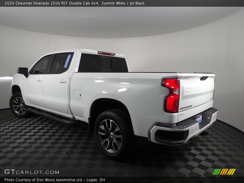 Summit White / Jet Black 2020 Chevrolet Silverado 1500 RST Double Cab 4x4