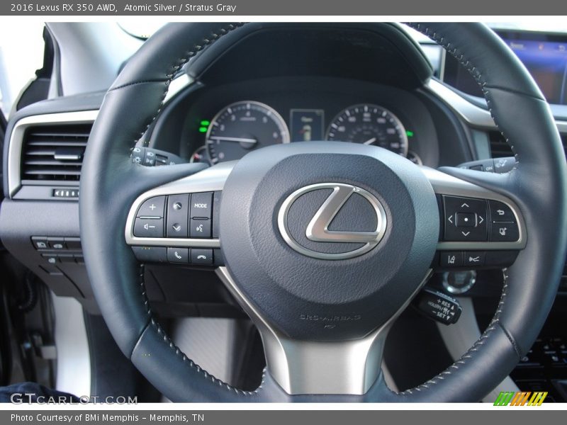 Atomic Silver / Stratus Gray 2016 Lexus RX 350 AWD