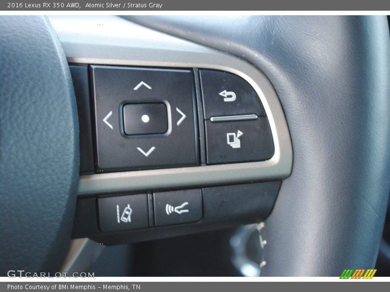 Atomic Silver / Stratus Gray 2016 Lexus RX 350 AWD