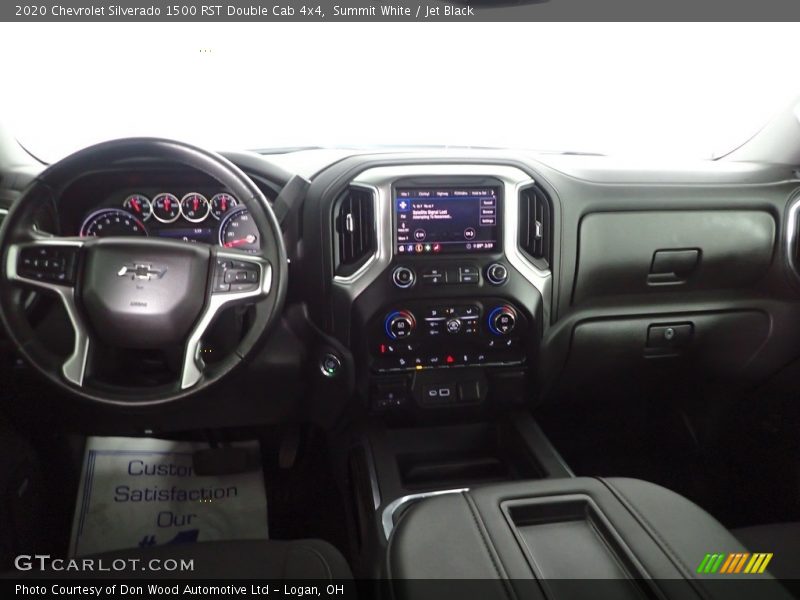Summit White / Jet Black 2020 Chevrolet Silverado 1500 RST Double Cab 4x4