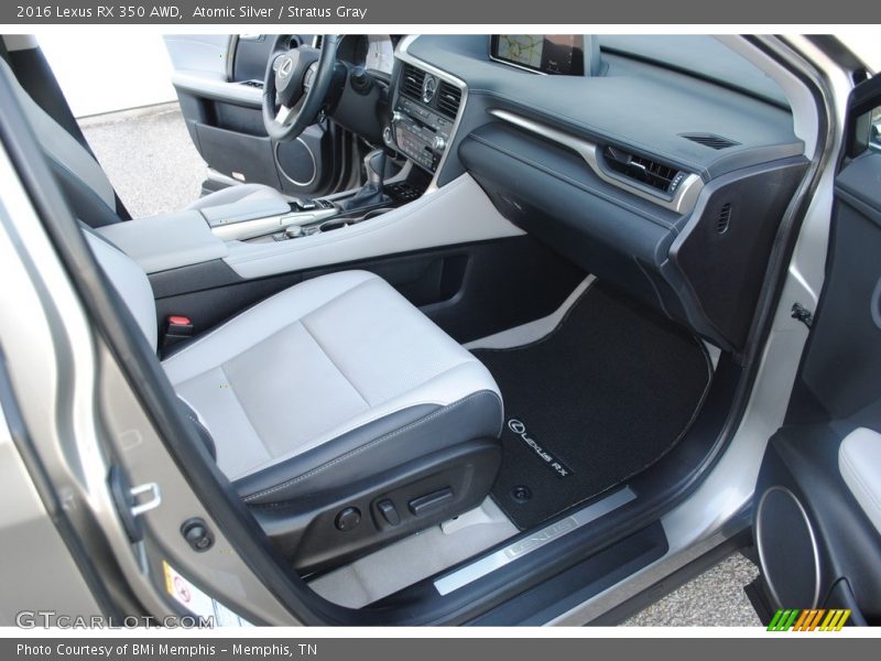 Atomic Silver / Stratus Gray 2016 Lexus RX 350 AWD