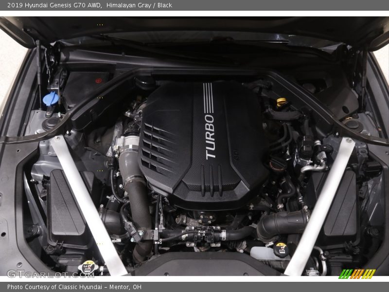  2019 Genesis G70 AWD Engine - 3.3 Liter Twin-Turbocharged DOHC 24-Valve D-CVVT V6