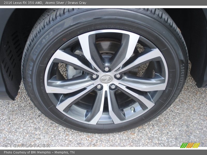 Atomic Silver / Stratus Gray 2016 Lexus RX 350 AWD