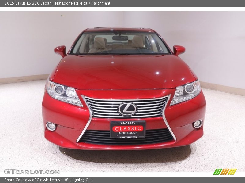Matador Red Mica / Parchment 2015 Lexus ES 350 Sedan