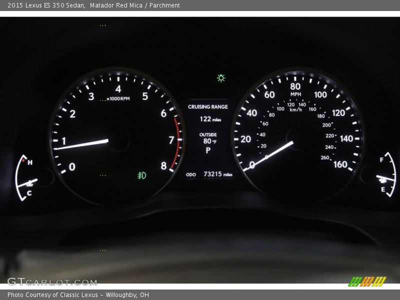  2015 ES 350 Sedan 350 Sedan Gauges