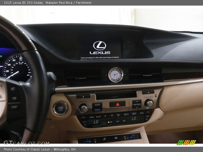Controls of 2015 ES 350 Sedan