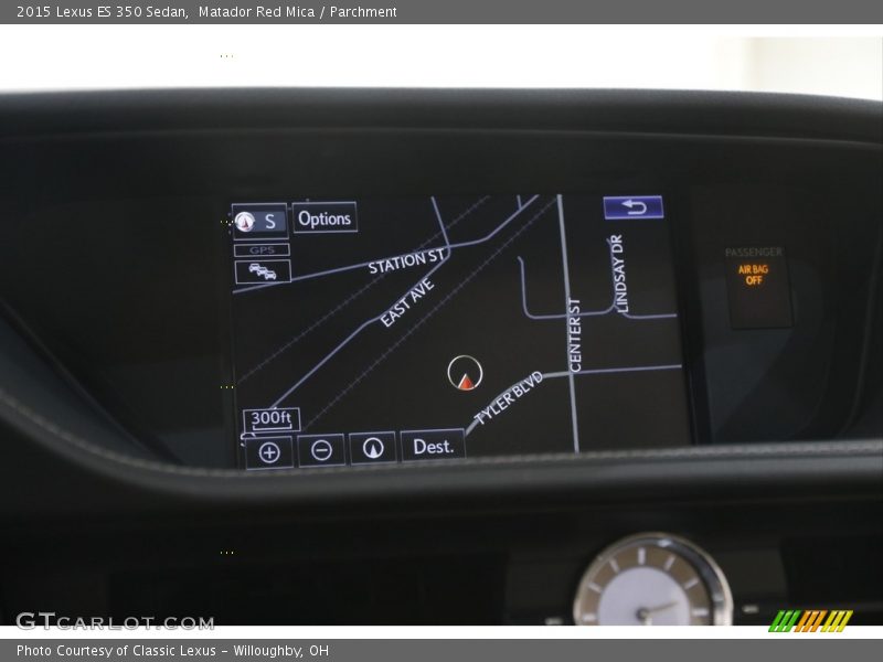 Navigation of 2015 ES 350 Sedan