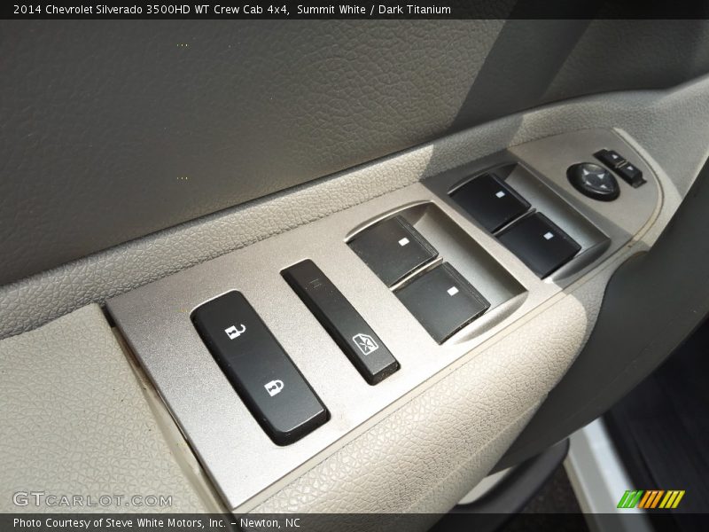 Summit White / Dark Titanium 2014 Chevrolet Silverado 3500HD WT Crew Cab 4x4