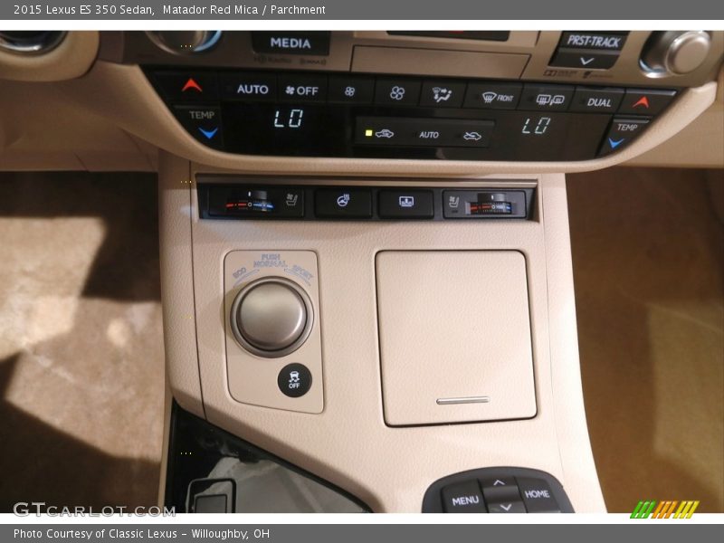 Controls of 2015 ES 350 Sedan