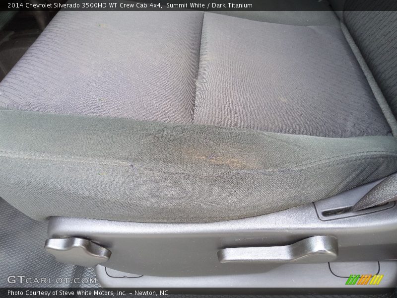Summit White / Dark Titanium 2014 Chevrolet Silverado 3500HD WT Crew Cab 4x4
