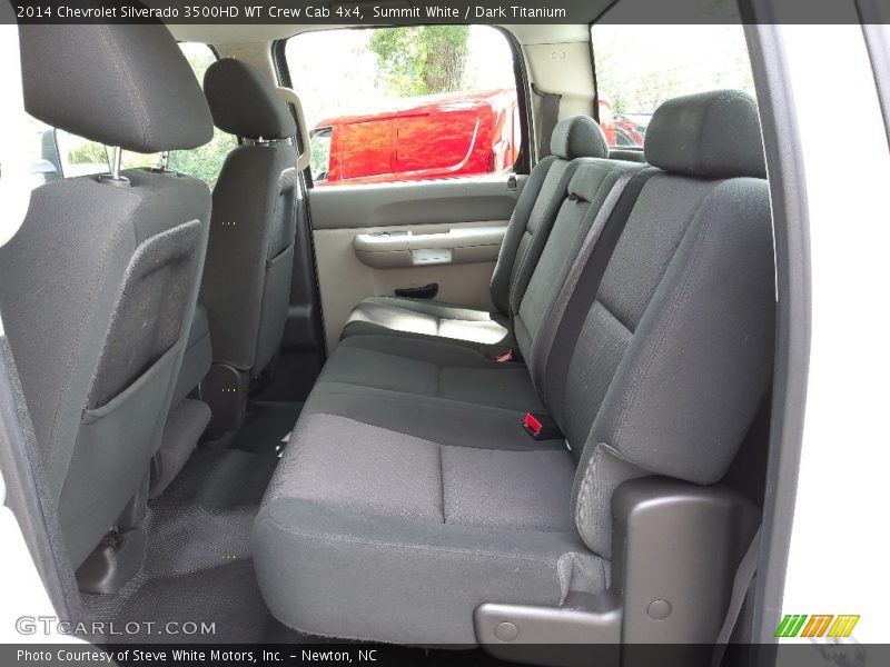 Rear Seat of 2014 Silverado 3500HD WT Crew Cab 4x4