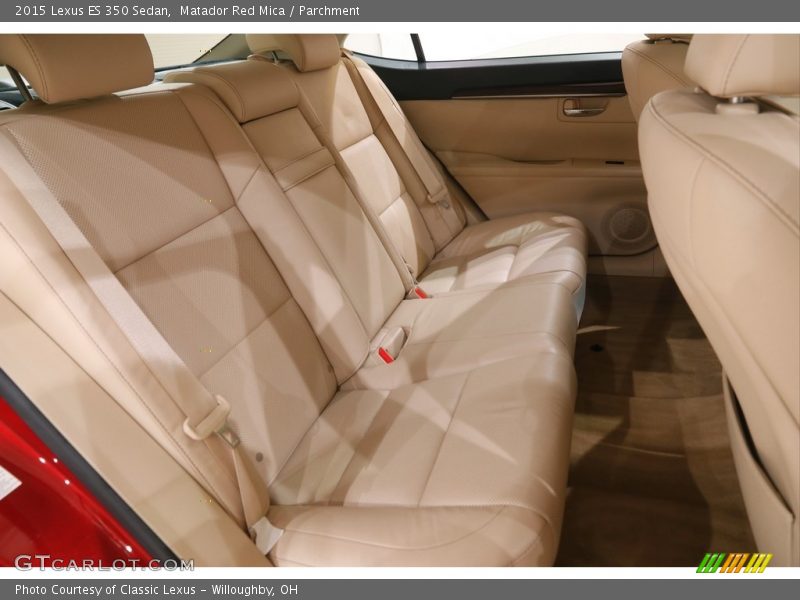 Rear Seat of 2015 ES 350 Sedan