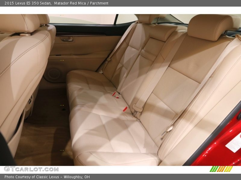 Rear Seat of 2015 ES 350 Sedan