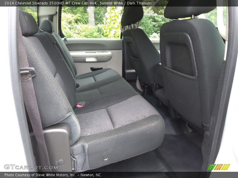 Summit White / Dark Titanium 2014 Chevrolet Silverado 3500HD WT Crew Cab 4x4