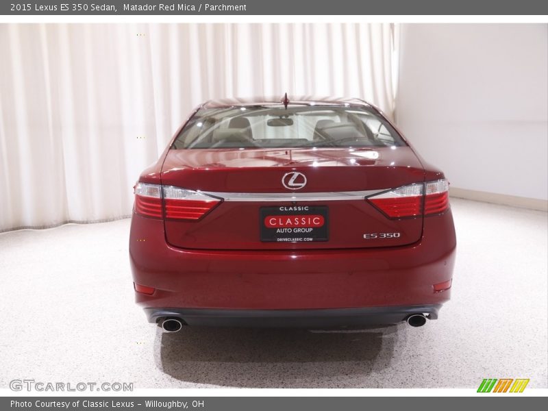 Matador Red Mica / Parchment 2015 Lexus ES 350 Sedan