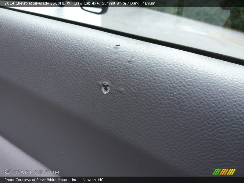 Summit White / Dark Titanium 2014 Chevrolet Silverado 3500HD WT Crew Cab 4x4