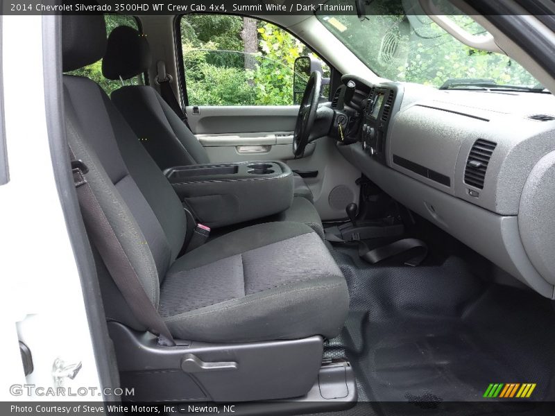 Front Seat of 2014 Silverado 3500HD WT Crew Cab 4x4