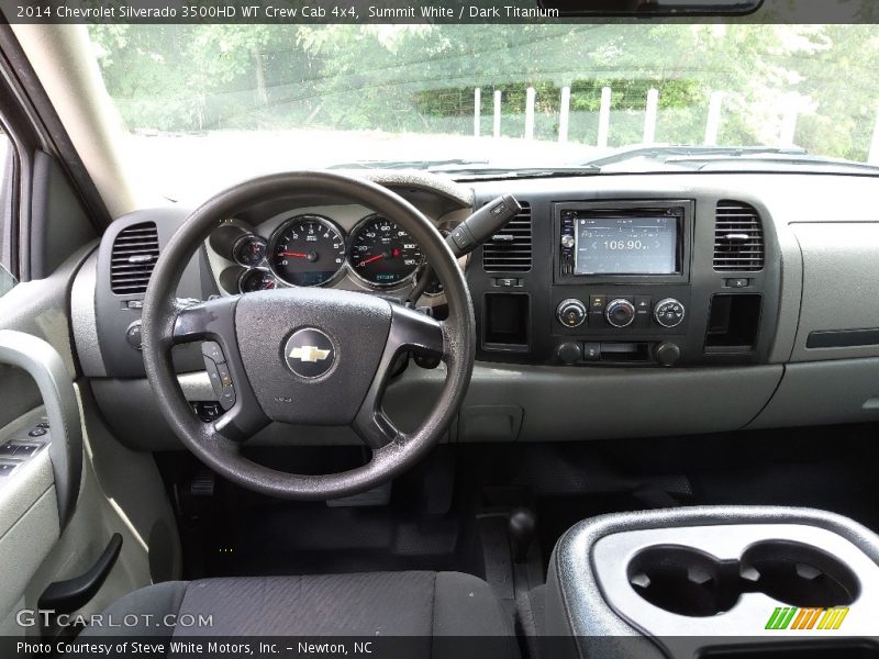 Dashboard of 2014 Silverado 3500HD WT Crew Cab 4x4