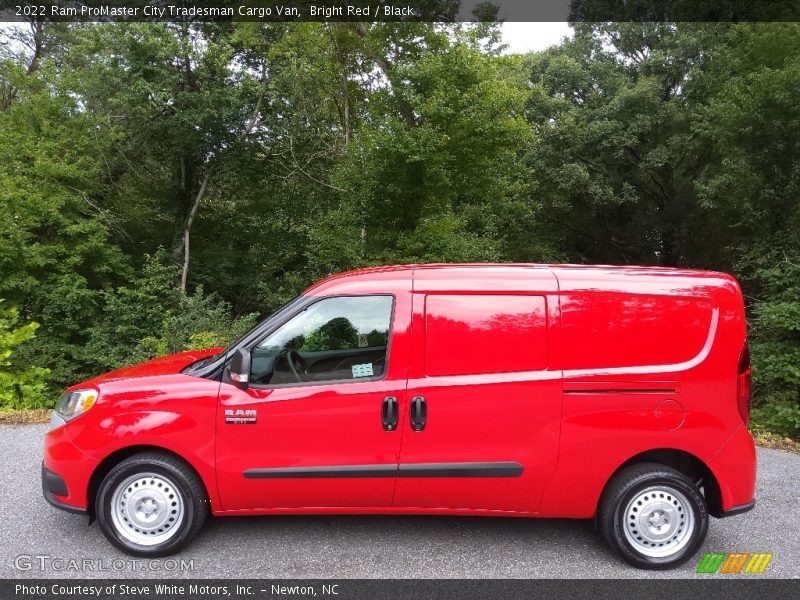  2022 ProMaster City Tradesman Cargo Van Bright Red