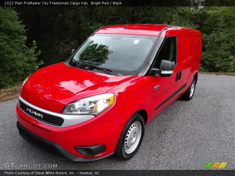 Bright Red / Black 2022 Ram ProMaster City Tradesman Cargo Van
