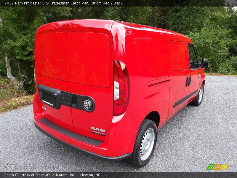 Bright Red / Black 2022 Ram ProMaster City Tradesman Cargo Van