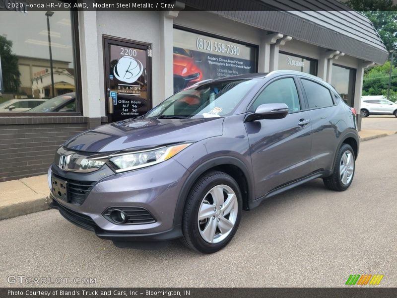 Modern Steel Metallic / Gray 2020 Honda HR-V EX AWD