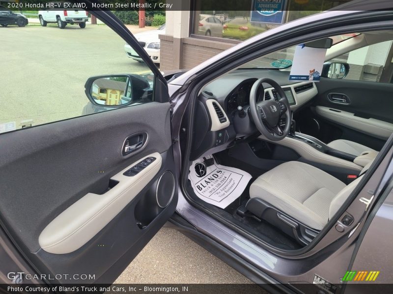 Modern Steel Metallic / Gray 2020 Honda HR-V EX AWD