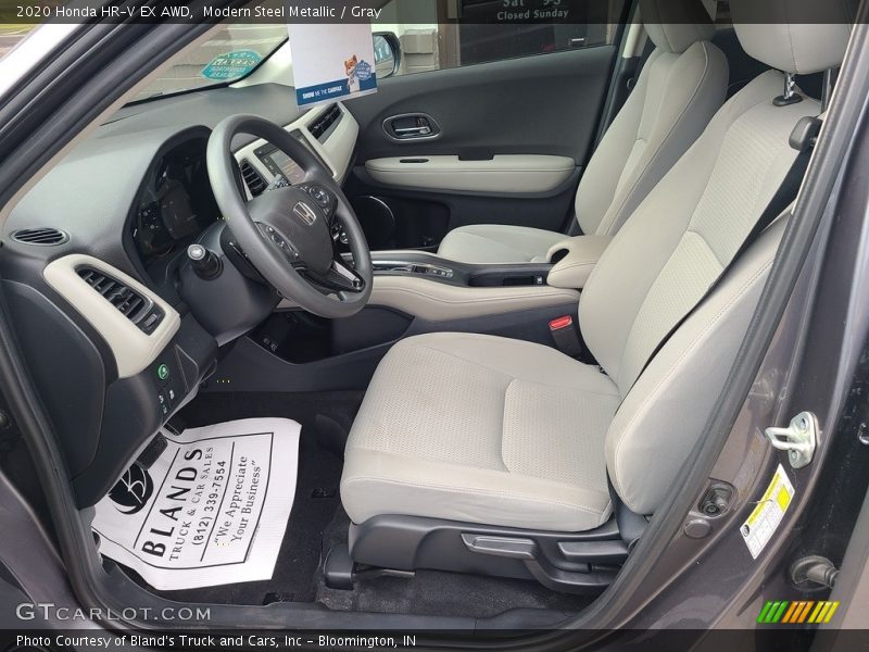 Modern Steel Metallic / Gray 2020 Honda HR-V EX AWD